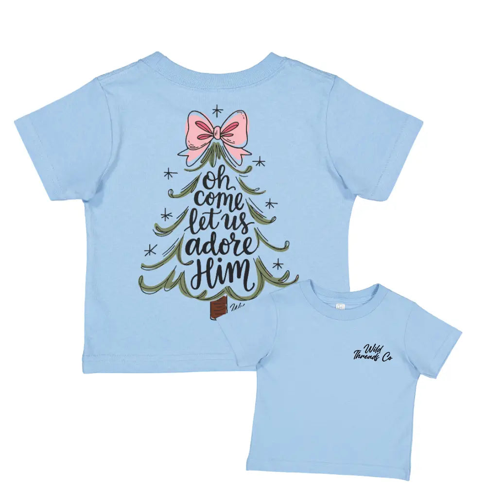 Come Let Us Adore Him Kid's Tee Pre-Order