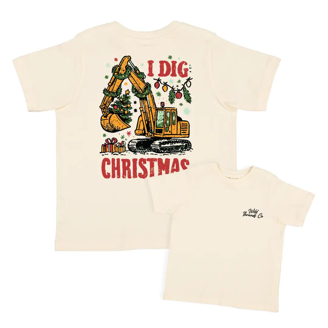 I Dig Christmas Kid's Tee Pre-Order