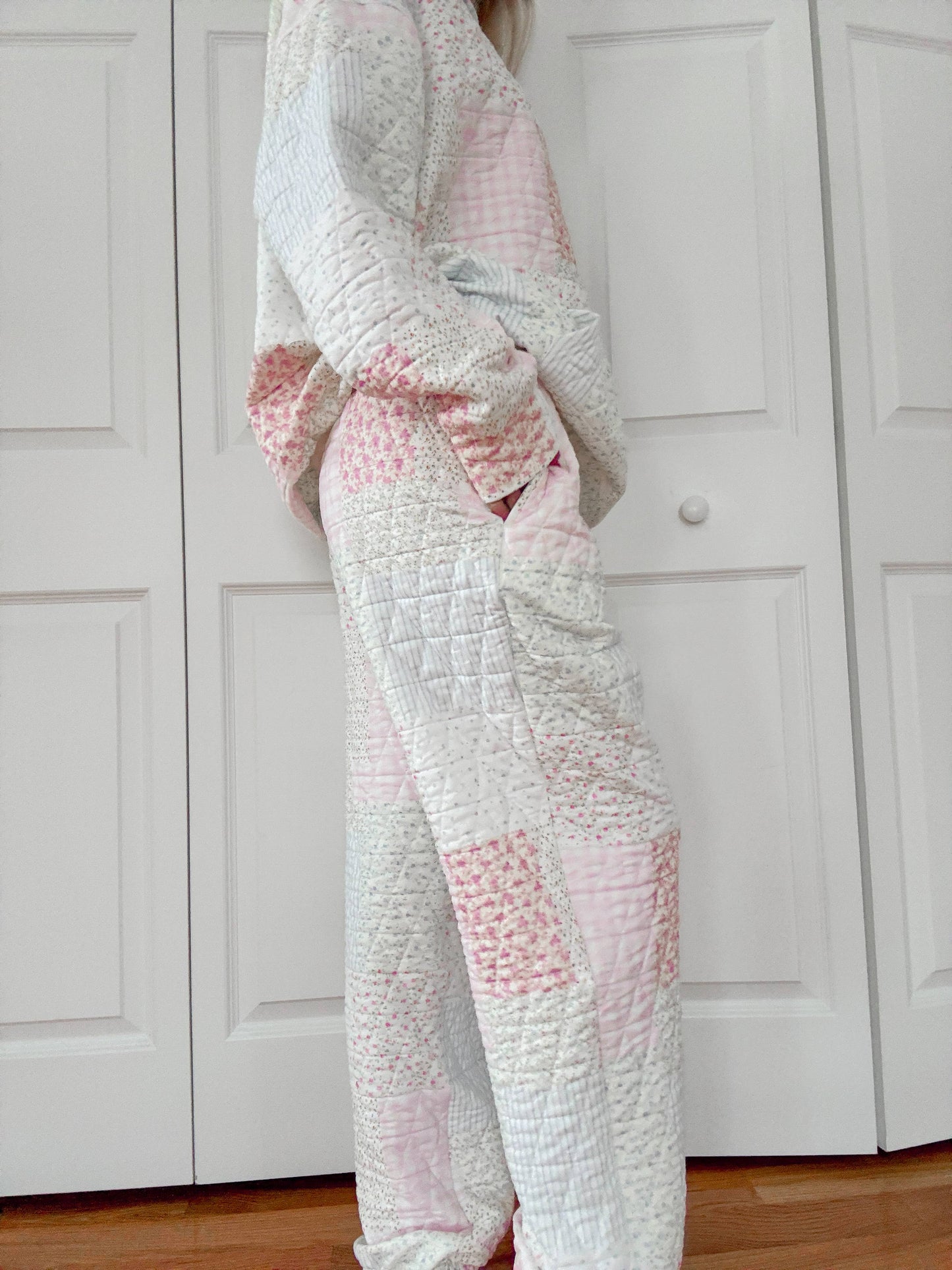 Quilted Pastel Joggers