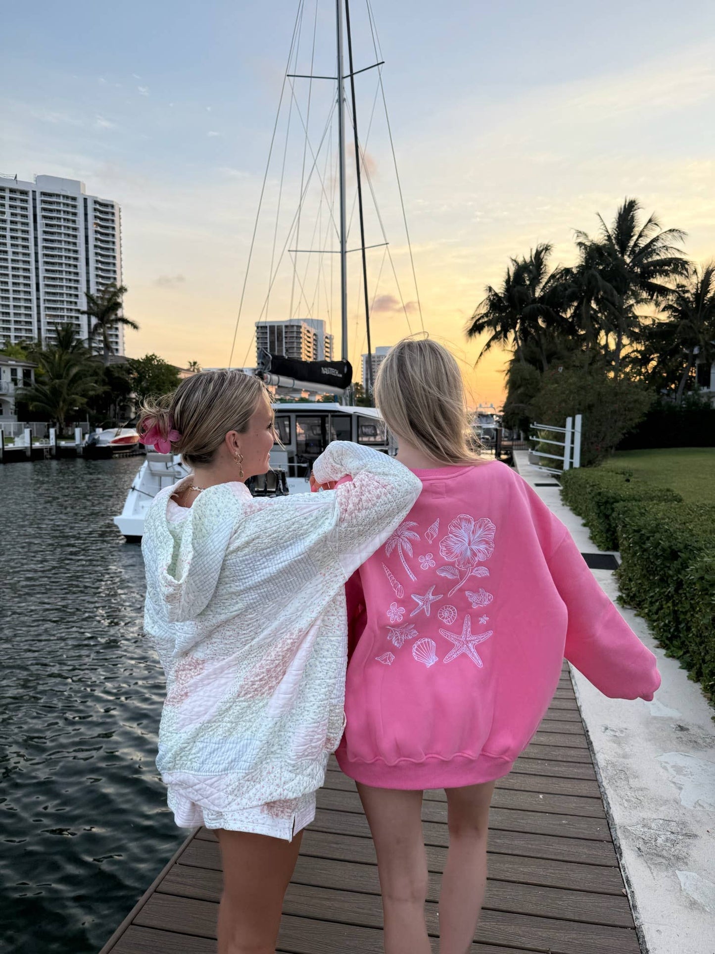 Quilted Pastel Hoodie