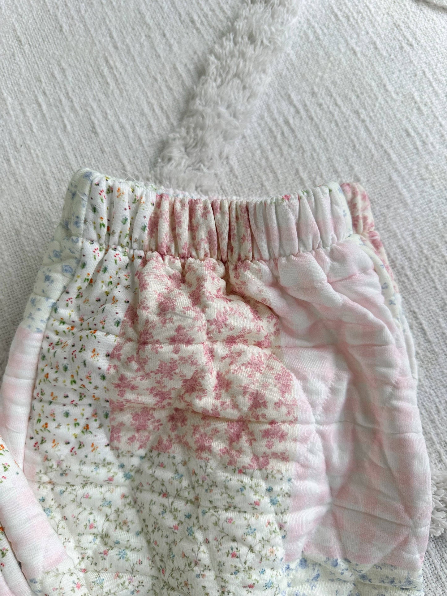 Quilted Pastel Joggers