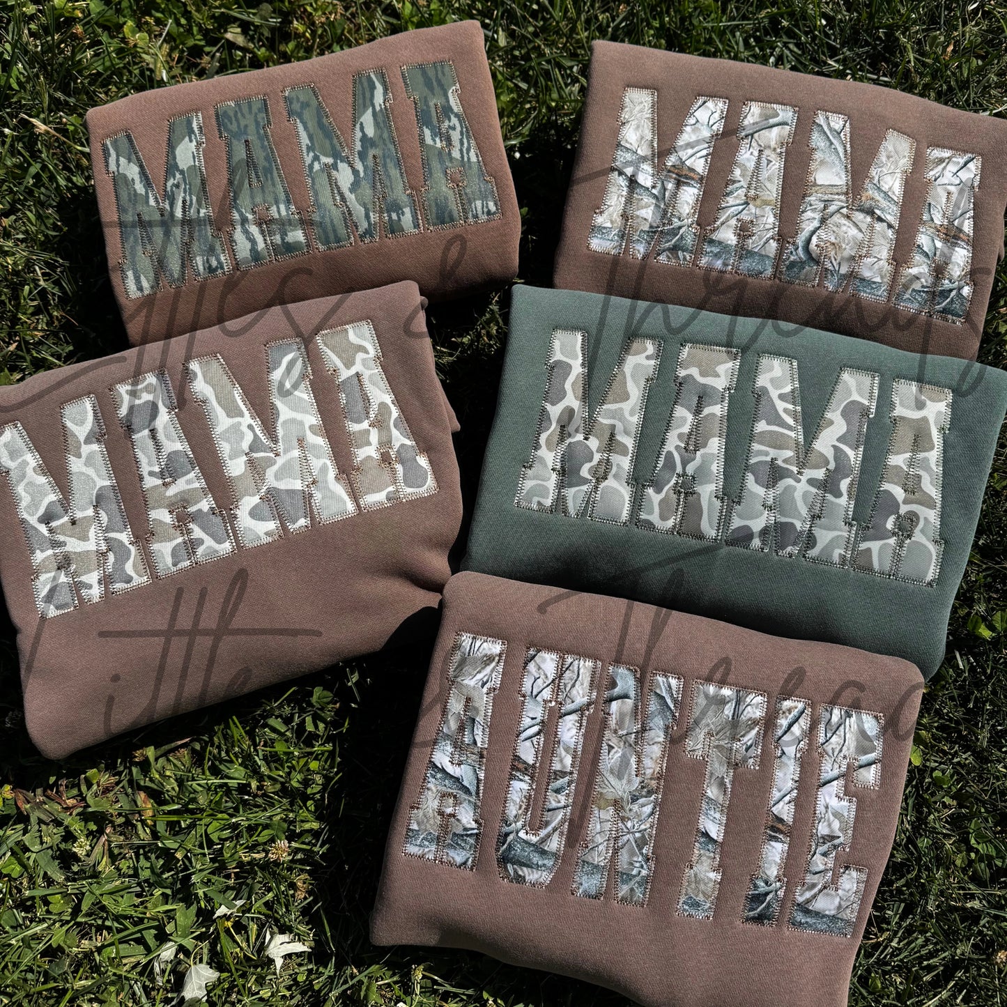 Custom Embroidered Camo Sweatshirt