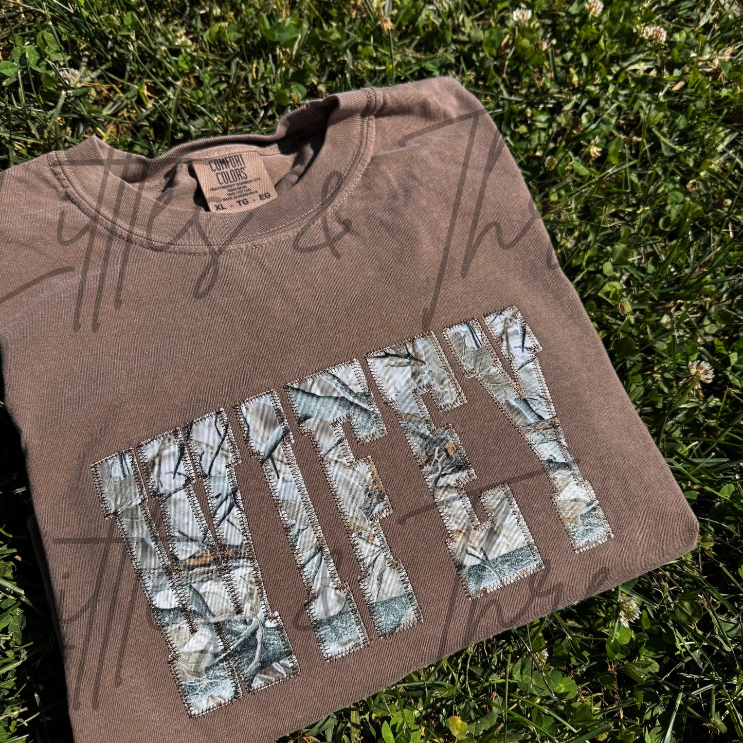Custom Embroidered Camo Sweatshirt