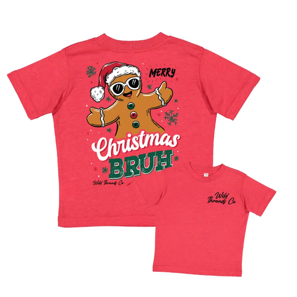 Merry Christmas, Bruh Kid's Tee Pre-Order