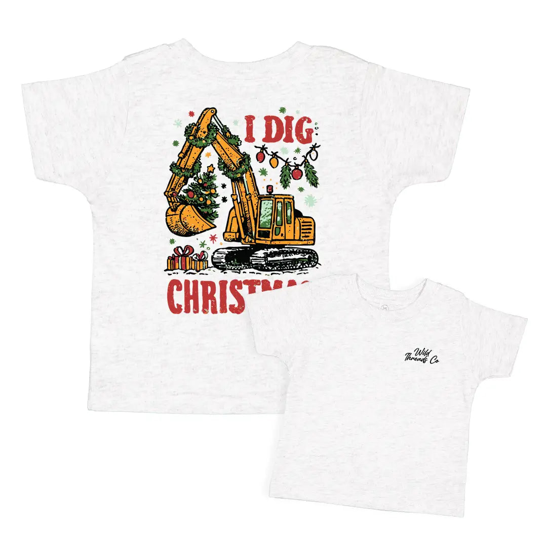 I Dig Christmas Kid's Tee Pre-Order