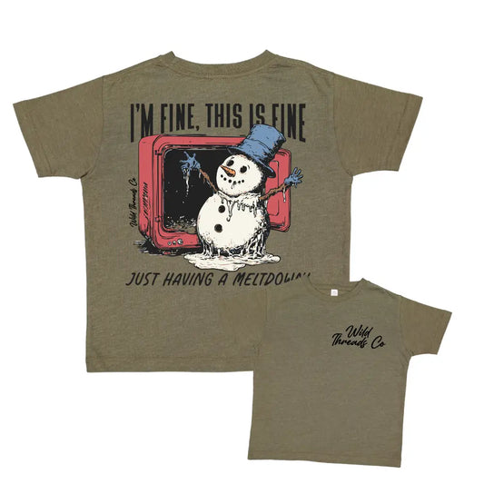 Having A Meltdown Kid's Tee Pre-Order