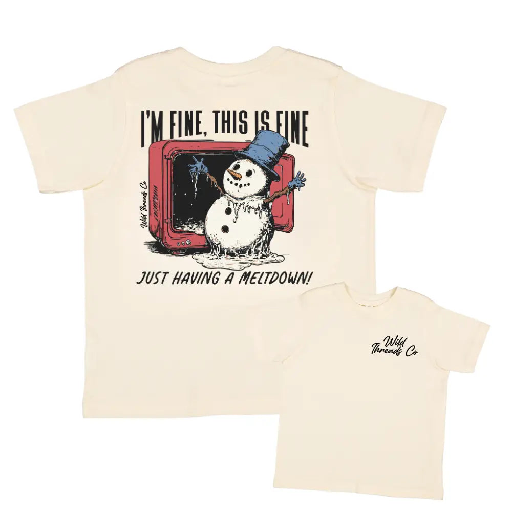 Having A Meltdown Kid's Tee Pre-Order